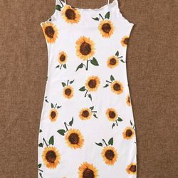 Sunflower Bodycon Dress X-LARGE (12)