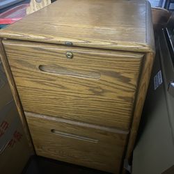 Encore Oak Filing Cabinet