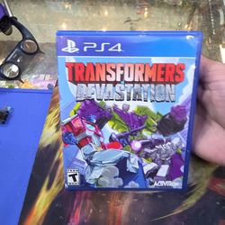 Transformers: Devastation (Sony PlayStation 4, 2015) PS4