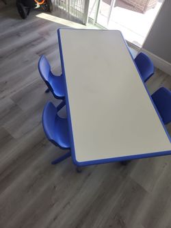 Blue Toddler table