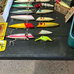 Vintage Salmon Fishing Tackle And Lures