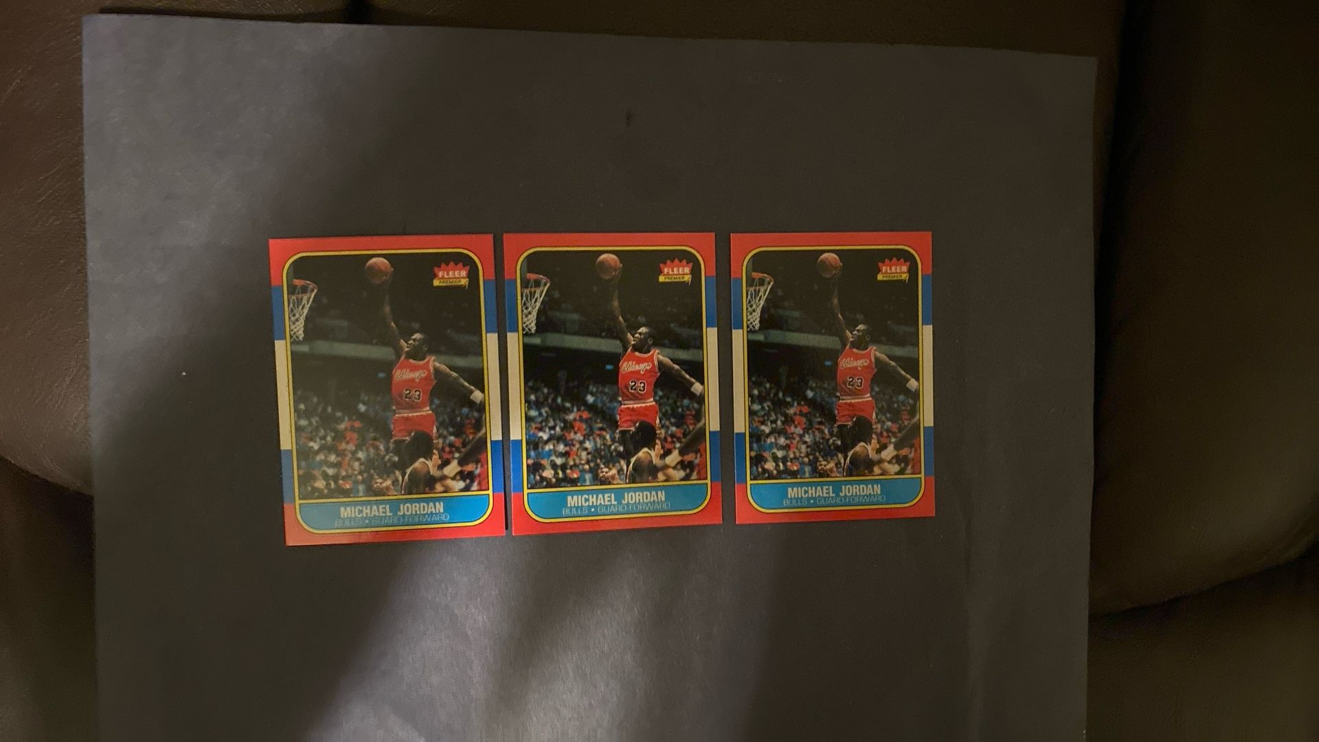Michael Jordan Rookie Reprint Card Lot