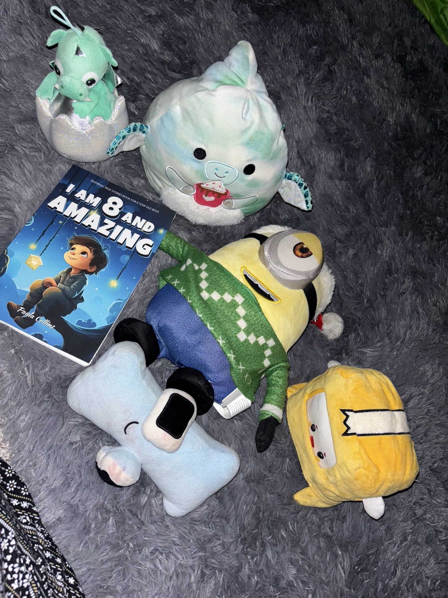 Plushies & A Book