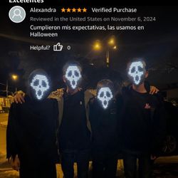 LED Mask with Gesture Sensing, Light-Up Transforming Face Cover for Halloween, Christmas, Cosplay & Birthday Parties  50 Pattern Display – Led mask ha