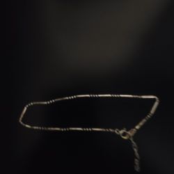. 925 Sterling Silver Anklet Dot Dot Go Design