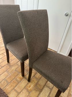 Brown chairs