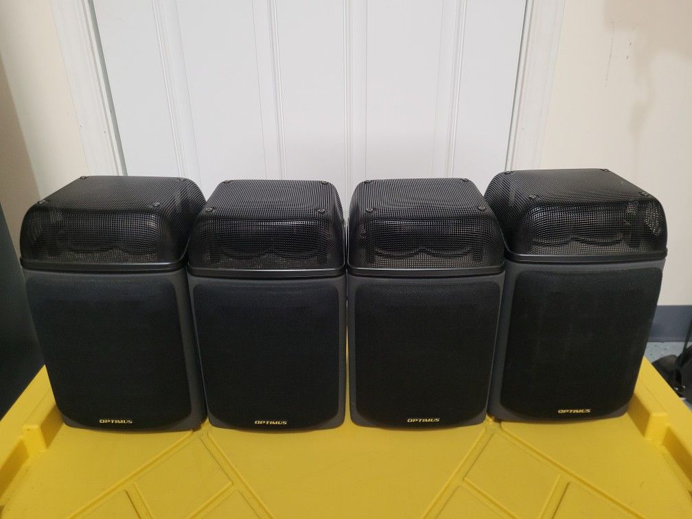4 Radio Shack Optimus PRO LX5 speakers