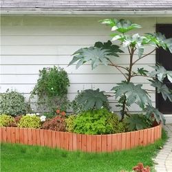 6PCS Outdoor Wooden Short Fences