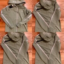 BCBGMaxAzria VTG Y2K NWT ASPEN GREE(OLIVE rhinestones embellished Track jacket S