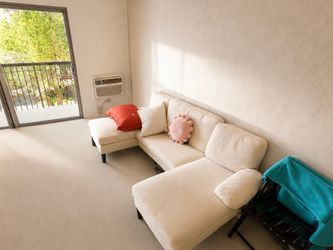 NEW Beige Sectional Sofa w/ Double Chaise