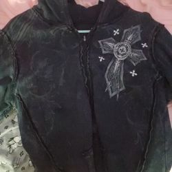 Black/Grey AFFLICTION Jacket