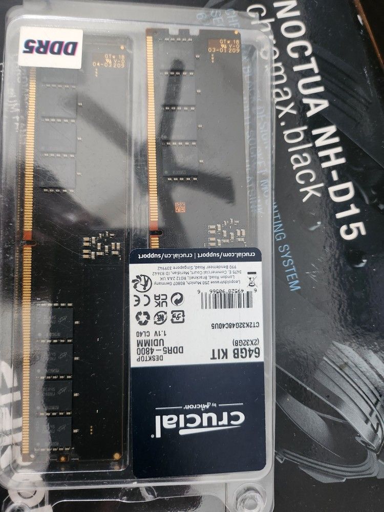 DDR5 64gb Ram Desktop Crucial