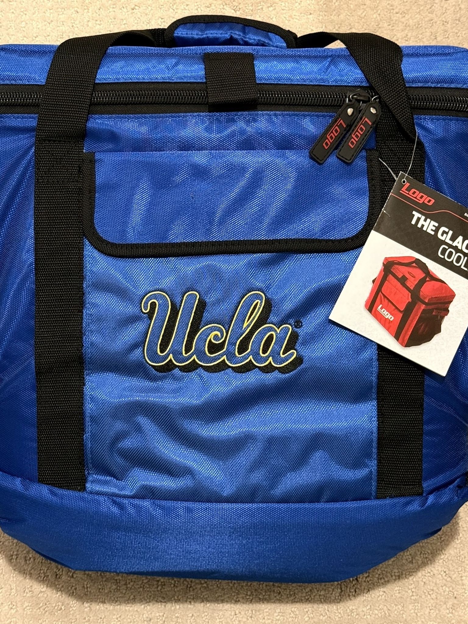 New with Tags Logo Brands NCAA UCLA Glacier Cooler Bag 48 Cans