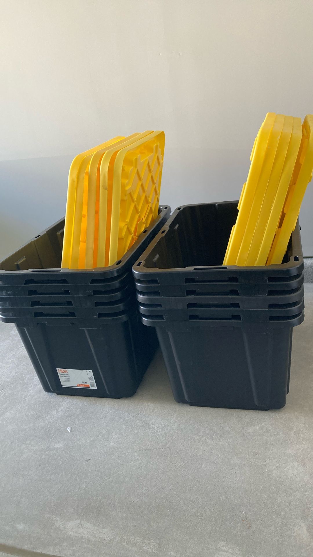 27 Gallon Tote Bins