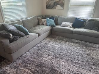 Grey - Sectional Couch