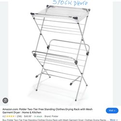 Polder 2-Tier Clothes Drying Rack-Used 