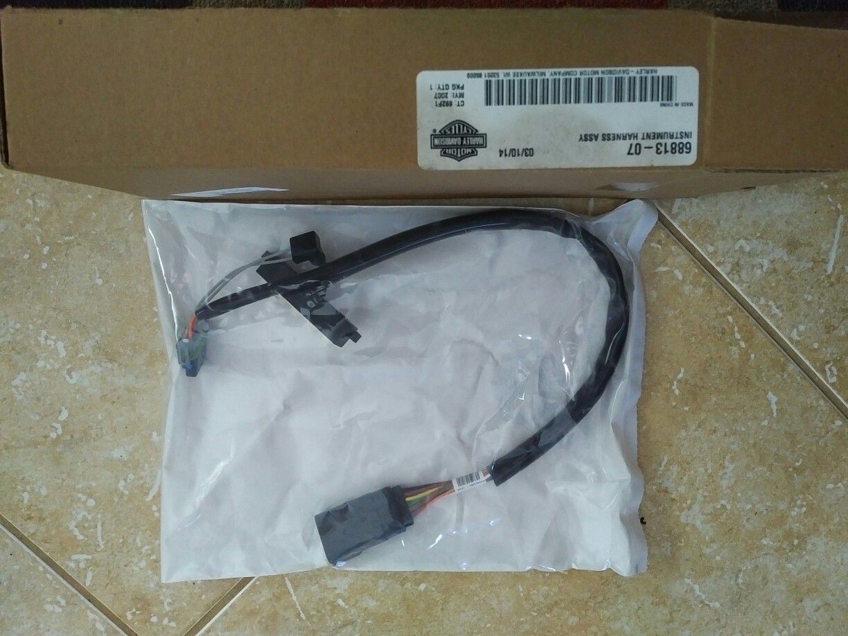 HD 68813-07, Harley Davidson Instrument Harness Assy