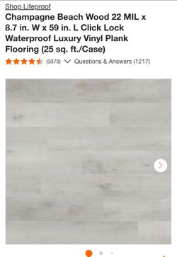 Lifeproof 22mil wood flooring vinyl waterproof