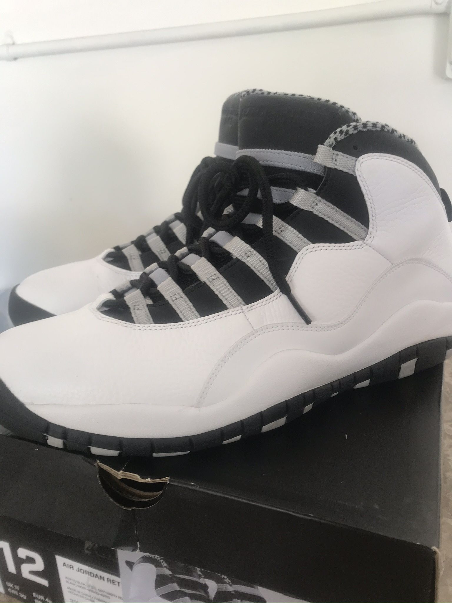 Nike Air Jordan Retro X Steel Size 12 OG Colorway