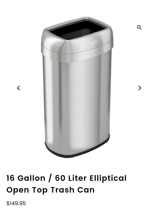 Itouchless 16 Gallon Trash Can...BRAND NEW