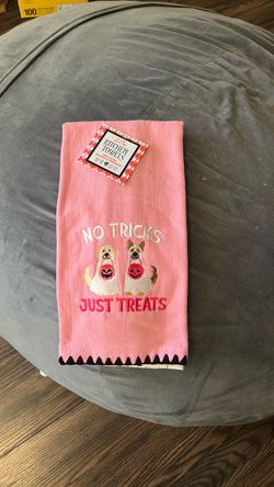 Halloween Kitchen Towel Set No Tricks Just Treats