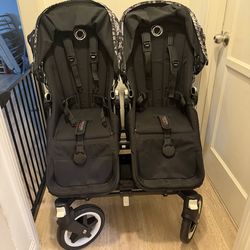 Bugaboo Donkey 2 Duo Stroller – 2 Seats + Nuna PIPA Adapter + Limited Edition Cover + Basket