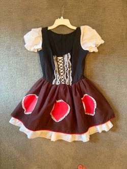 Vintage Leg Avenue German Beer Costume Women’s Black Dress Size S Great for Octoberfest or Halloween