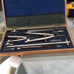 Vintage Alvin Drawing Set German Made