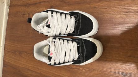 Vans Black and White Low-Top Sneakers