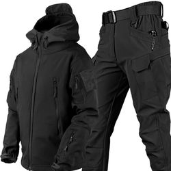Reinforced Soft Shell, Jacket, And Pants Waterproof