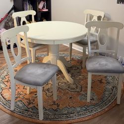 Dining Table With 4 Chairs
