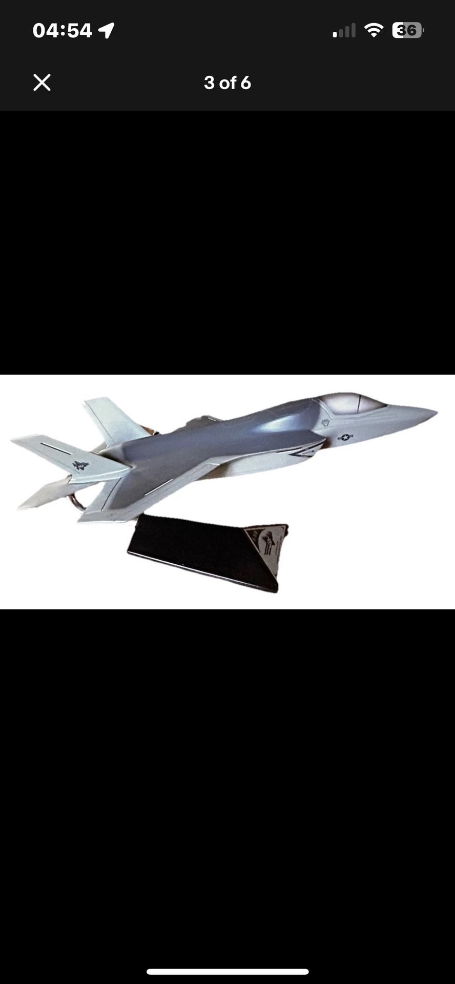 USMC Lockheed Martin F-35-b Lightning JSF Desk Display