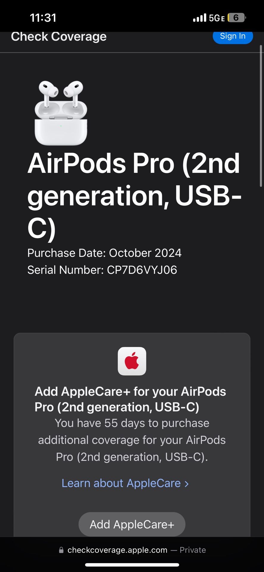 Airpod Pros 2nd Gen