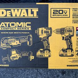 Dewalt Atomic Compact 20V Max 4 Tool Combo Kit