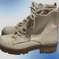 Tan Combat boots 