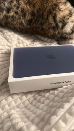 MacBook neo in blue