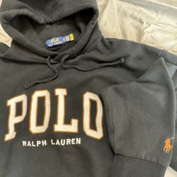 Polo Ralph Lauren Fleece Logo Hoodie “Size large Tall” $40