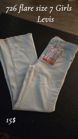 GIRLS LEVIS FLARE JEANS
