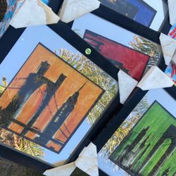 4 Framed Art New York Modern 