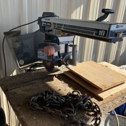Craftsman’s radio arm saw