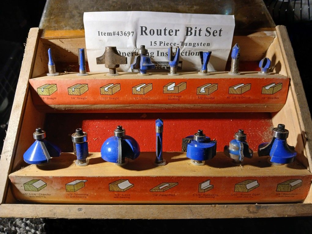 Carbide Router Bit Set