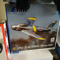 E-flite UMX F-86 Sabre 30mm EDF RC Jet
