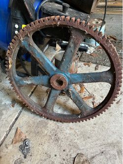 Large Cast Iron Industrial Gear Wheel