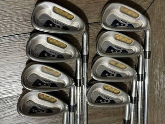 TOMMY ARMOUR GOLF EVO PLUS 3-PW IRONS Reg Flex Steel Golf Pride Grips