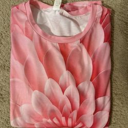 WOMENS PINK SHIRT 👚  SIZE 3X