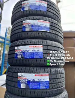 245/40R20 Atlander New Set of Tires Installed and Balanced Set de Llantas Nuevas Instaladas y Balanceadas