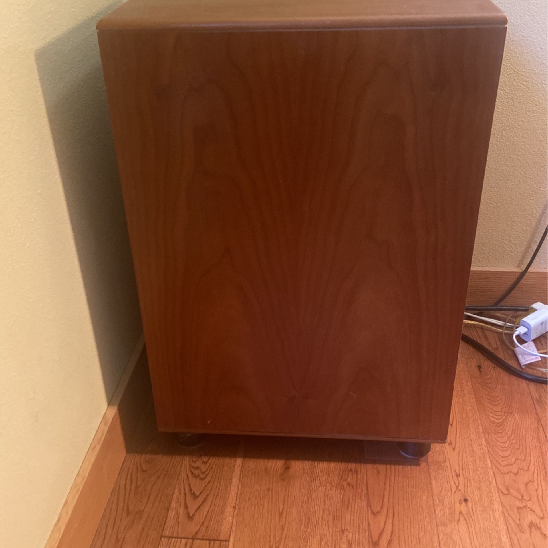 2 REL Storm III Powered Subwoofers