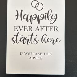 Funny Bride And Groom Advice Cards For Wedding 