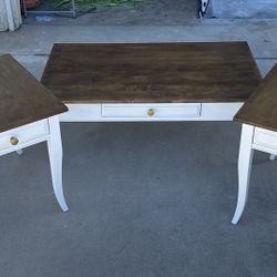 Ethan Allen Coffee Table And End Table Set