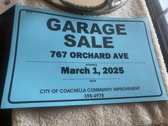 Garage Sale 